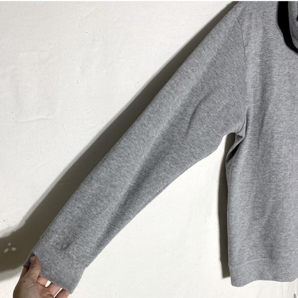 Gildan Heavy Blend Classic Grey Boyfriend Zip Hoodie L - Picture 11 of 14